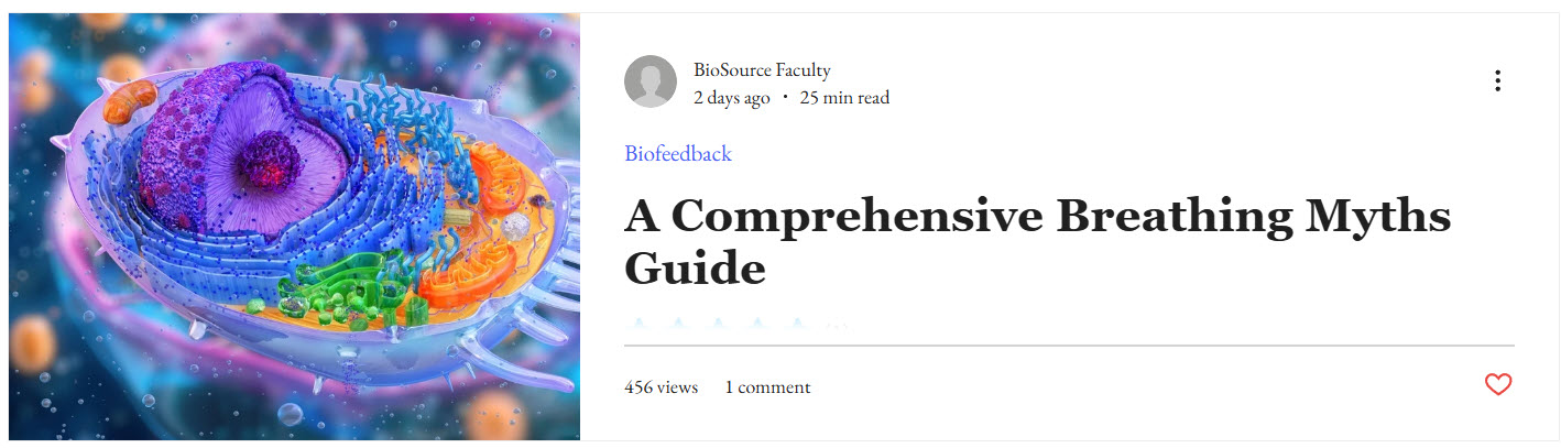 Comprehensive breathing myths guide infographic